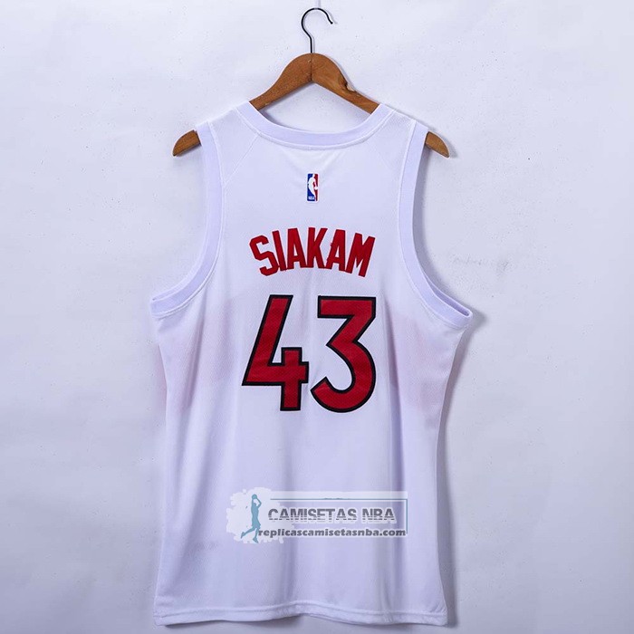 Camiseta Toronto Raptors Pascal Siakam Association 2020-21 Blanco